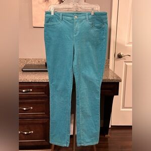 Talbots simply flattering 5 pocket straight leg stretch corduroy pants 10 petite